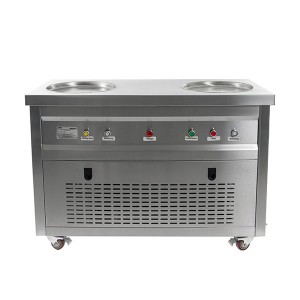 Фризер для ролл мороженого KCB-2Y Foodatlas (стол для топпингов, система контроля температуры)