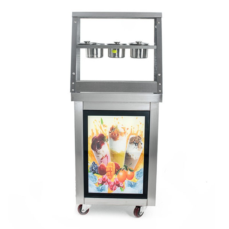 Фризер для ролл мороженого KCB-1F Foodatlas (контейнеры, световой короб)