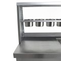 Фризер для ролл мороженого KCB-1F Foodatlas (контейнеры, стол для топпингов)
