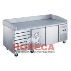 Стол для пиццы hurakan hkn-pzg3-116 камень