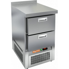 СТОЛ С МОРОЗИЛЬНЫМ ШКАФОМ HICOLD GNE 2/BT (R290)