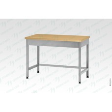Стол кондитерский СПРп - 1200*600*860 "Profi Ral", бук/40 (полка-обвязка)