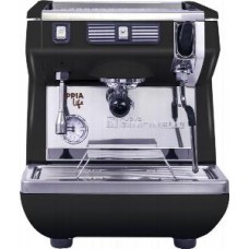 КОФЕМАШИНА РОЖКОВАЯ NUOVA SIMONELLI APPIA LIFE 1GR S 220V ВЫСОКАЯ ГРУППА ПОЛУАВТОМАТ ЧЕРНАЯ (D5298)