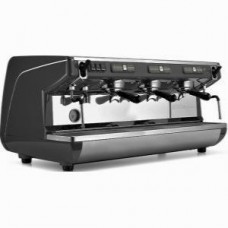 КОФЕМАШИНА РОЖКОВАЯ NUOVA SIMONELLI APPIA LIFE 3 GR S 220V ВЫСОКАЯ ГРУППА ПОЛУАВТОМАТ ЧЁРНАЯ (E7123)