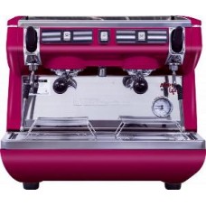 КОФЕМАШИНА РОЖКОВАЯ NUOVA SIMONELLI APPIA LIFE COMPACT 2GR S 220V ВЫСОКАЯ ГРУППА ПОЛУАВТОМАТ КРАСНАЯ (D5286)